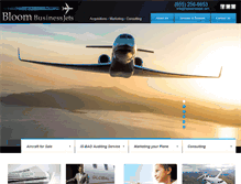 Tablet Screenshot of mybusinessjet.com